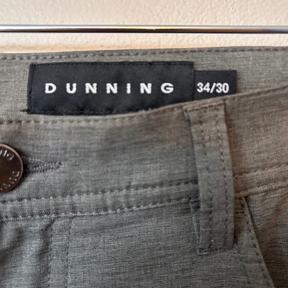 Dunning Men's 36x29 Gray Golf Pants Lightweight Stretch Athletic Casual Trousers - Picture 4 of 8